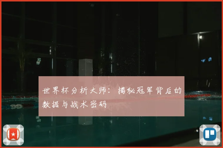 世界杯分析大师：揭秘冠军背后的数据与战术密码